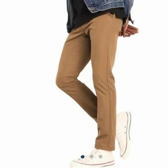 Old Navy Mens Ultimate Slim Built-In Flex Khaki Pants 29x30 Cotton Blend - Picture 1 of 13